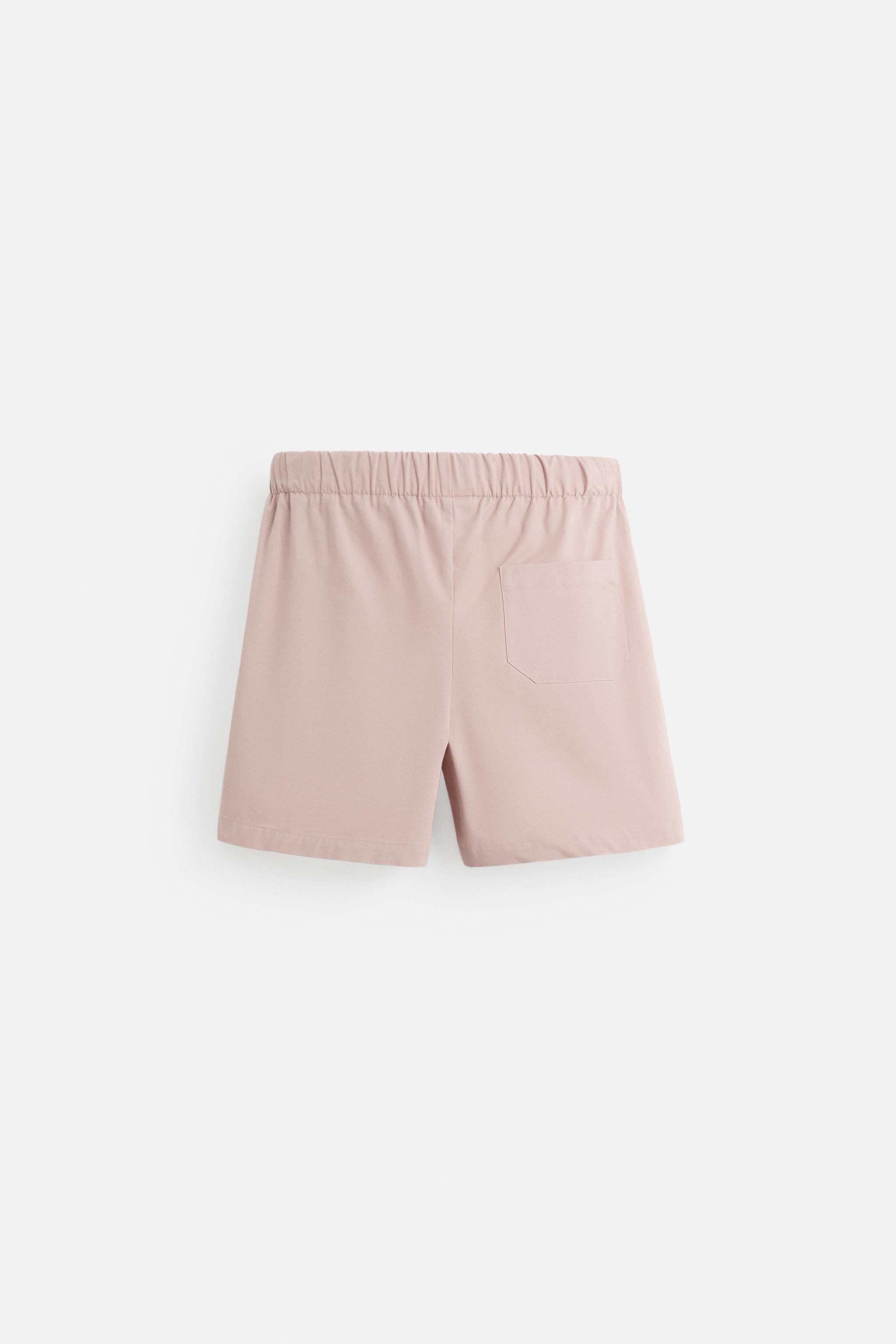 リラックスフィットバミューダパンツ - ピンク | ZARA Japan / 日本
