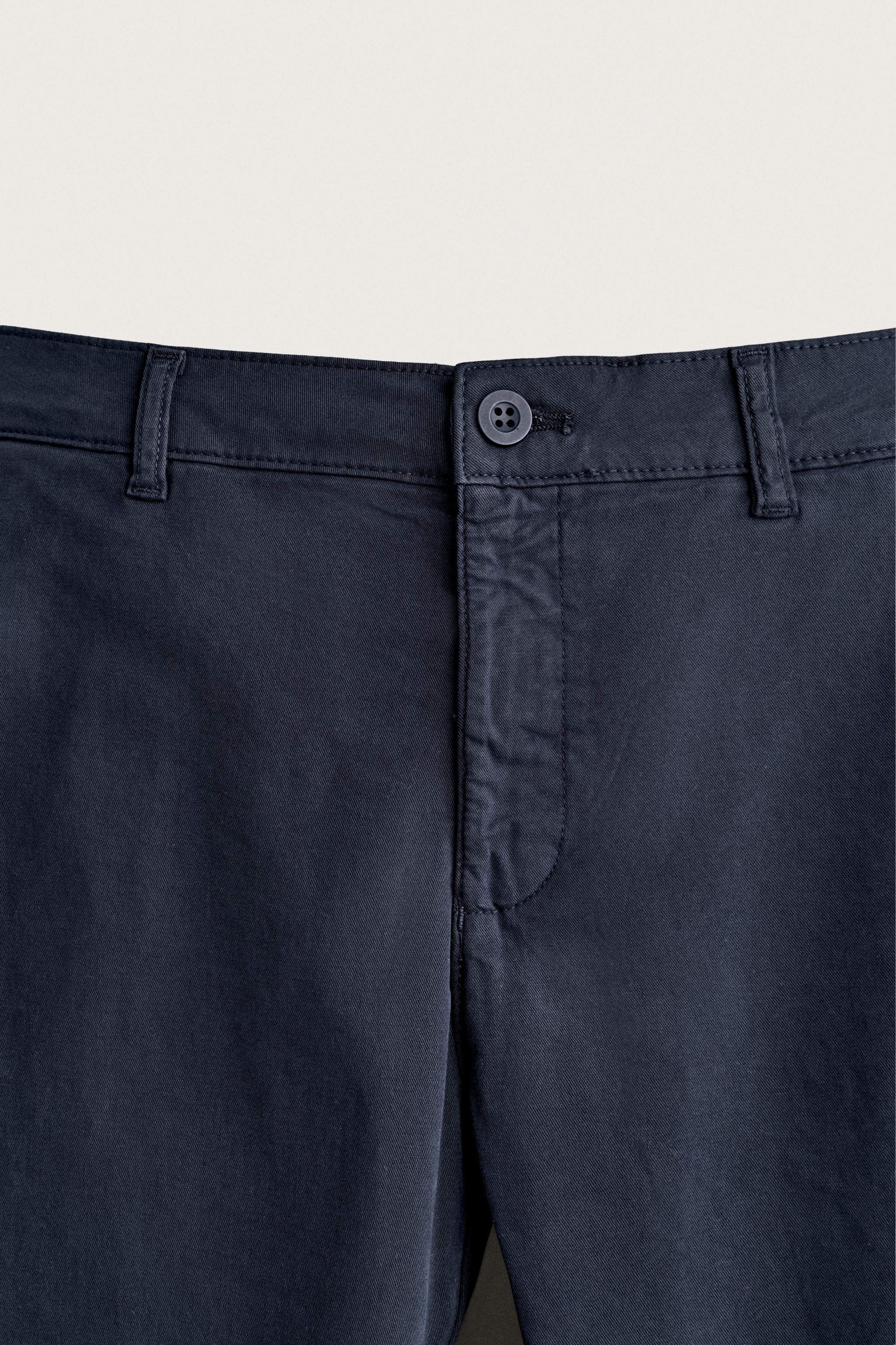 スキニーフィットチノパンツ - ネイビーブルー | ZARA Japan / 日本