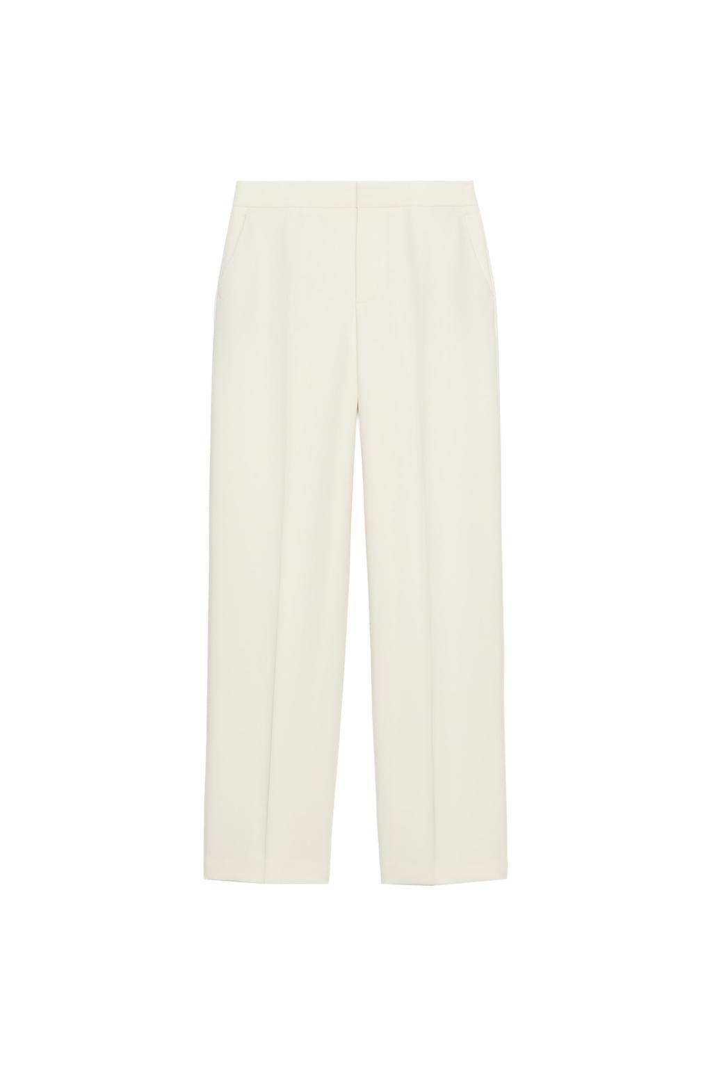 HIGH-WAISTED STRAIGHT LEG PANTS - image 3
