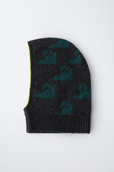 PRINTED KNIT BALACLAVA SKI COLLECTION - Black by Zara - Image 3