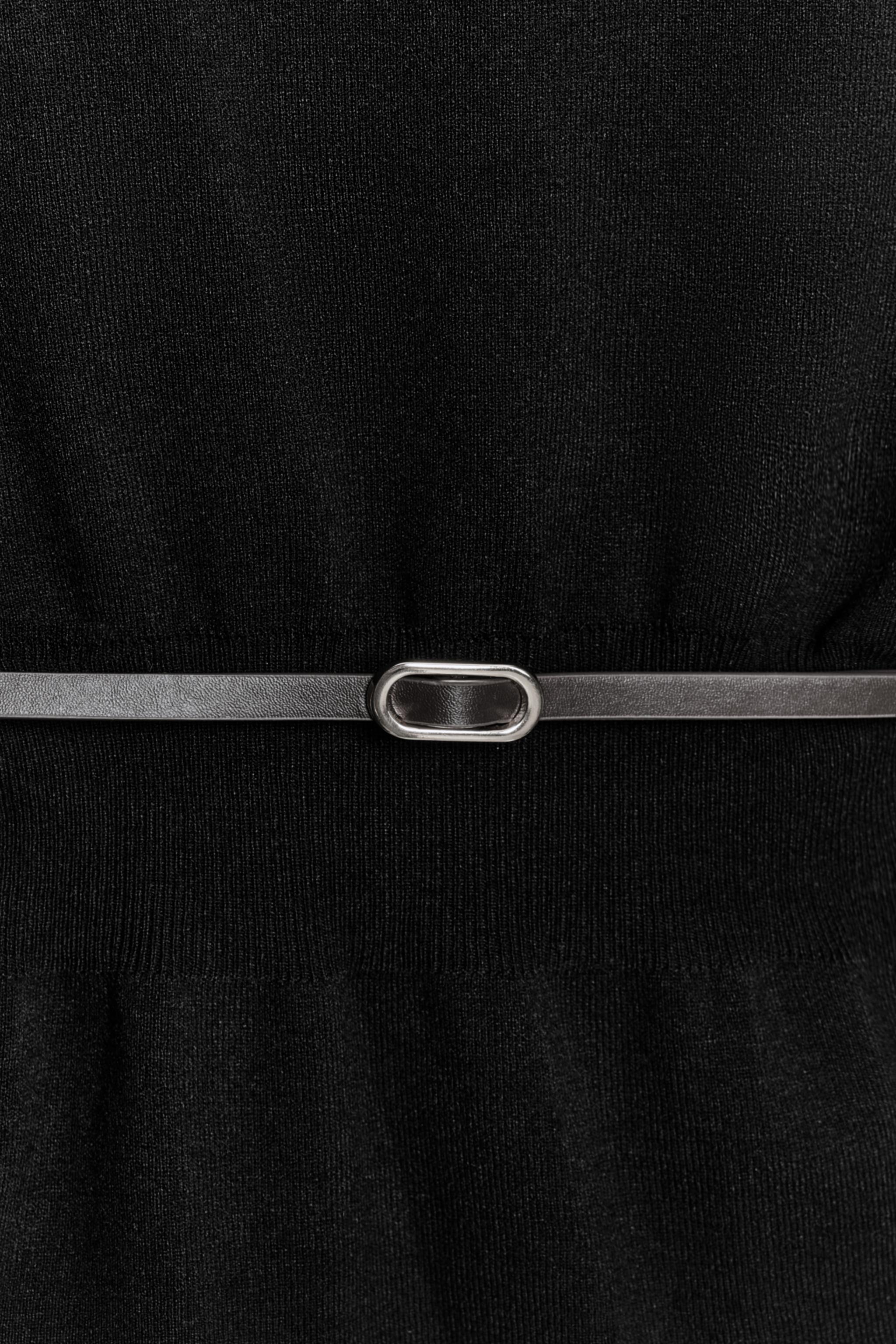 Женские свитеры Zara BELTED KNIT TOP — фото 4
