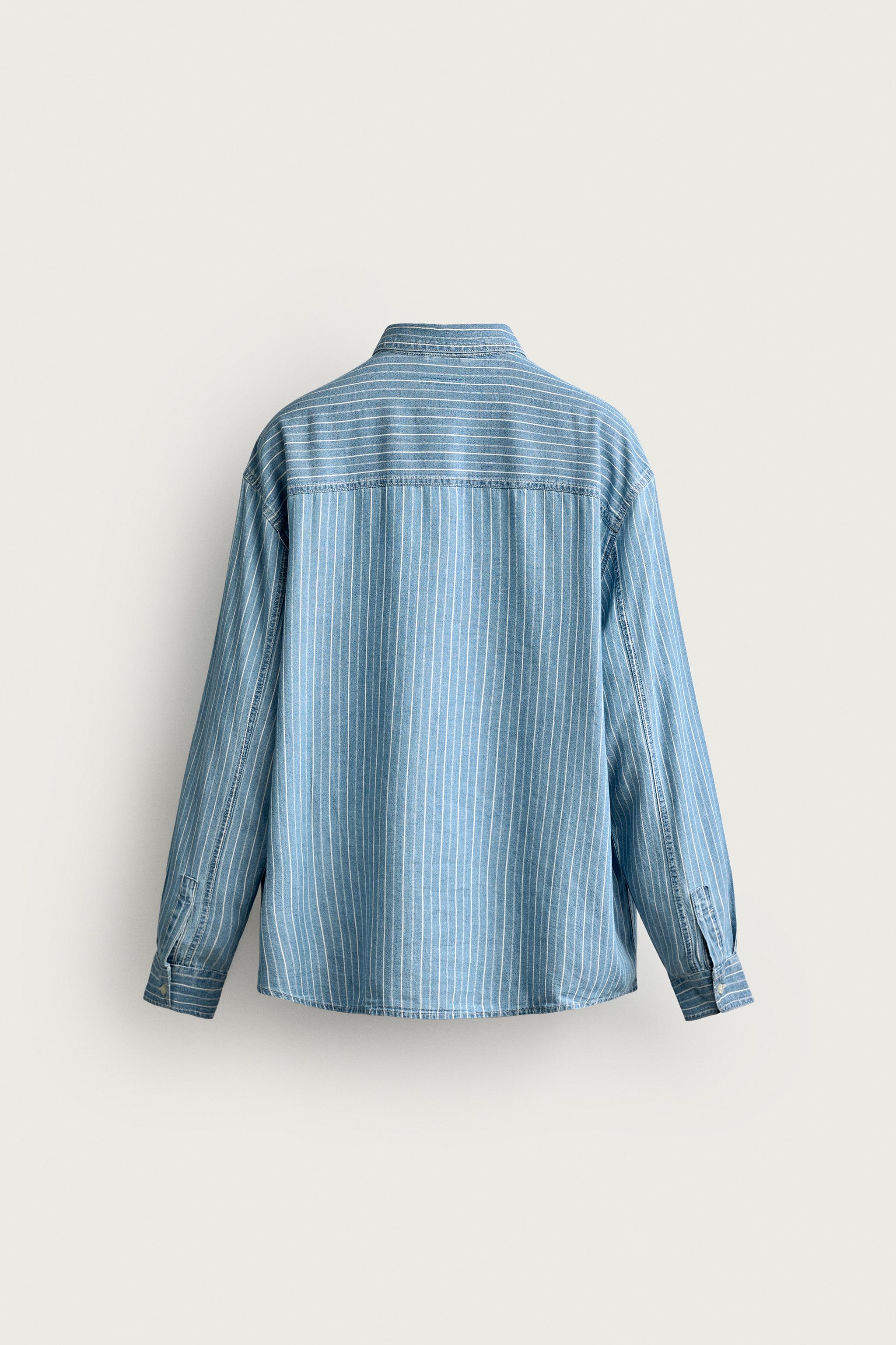 CHEMISE EN JEAN À RAYURES FRUIT OF THE LOOM™