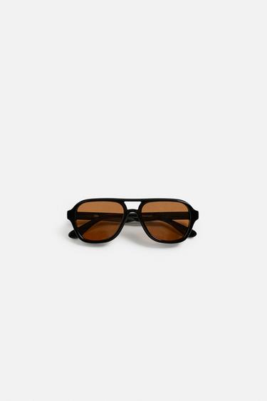 Zara SQUARE SUNGLASSES - Black