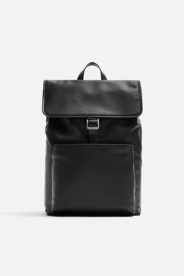 MOCHILA SOLAPA - Negro de Zara