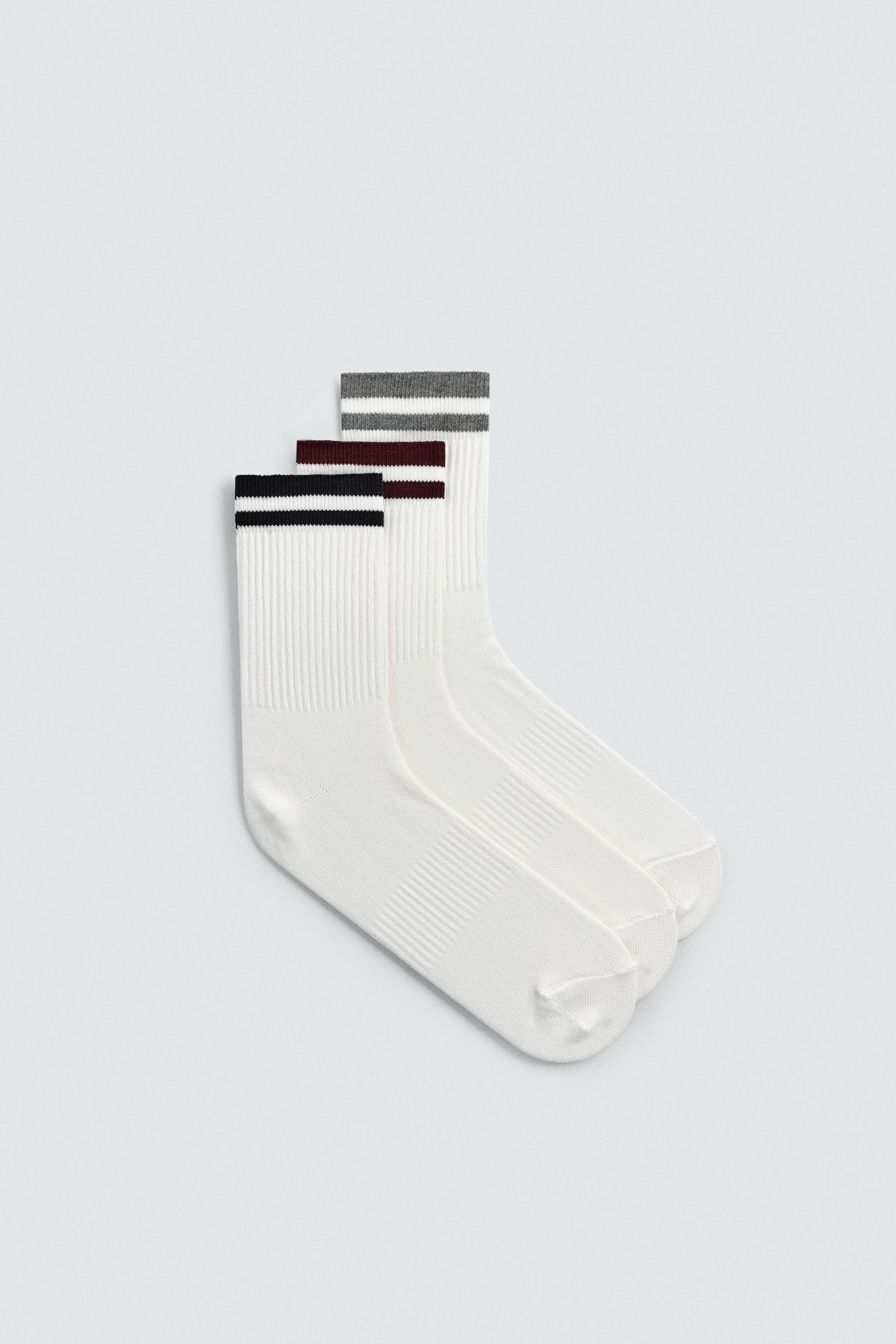 CHAUSSETTES À BANDES LOT DE 3