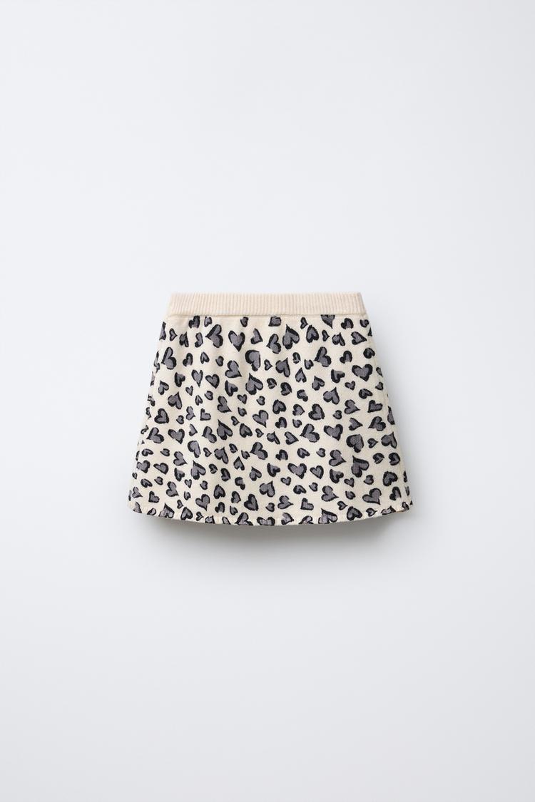 HEART KNIT SKIRT