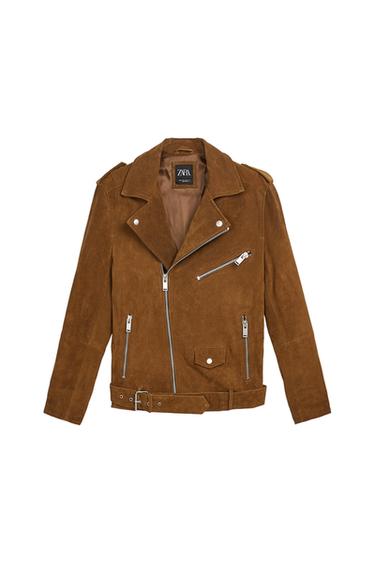 LEATHER BIKER JACKET