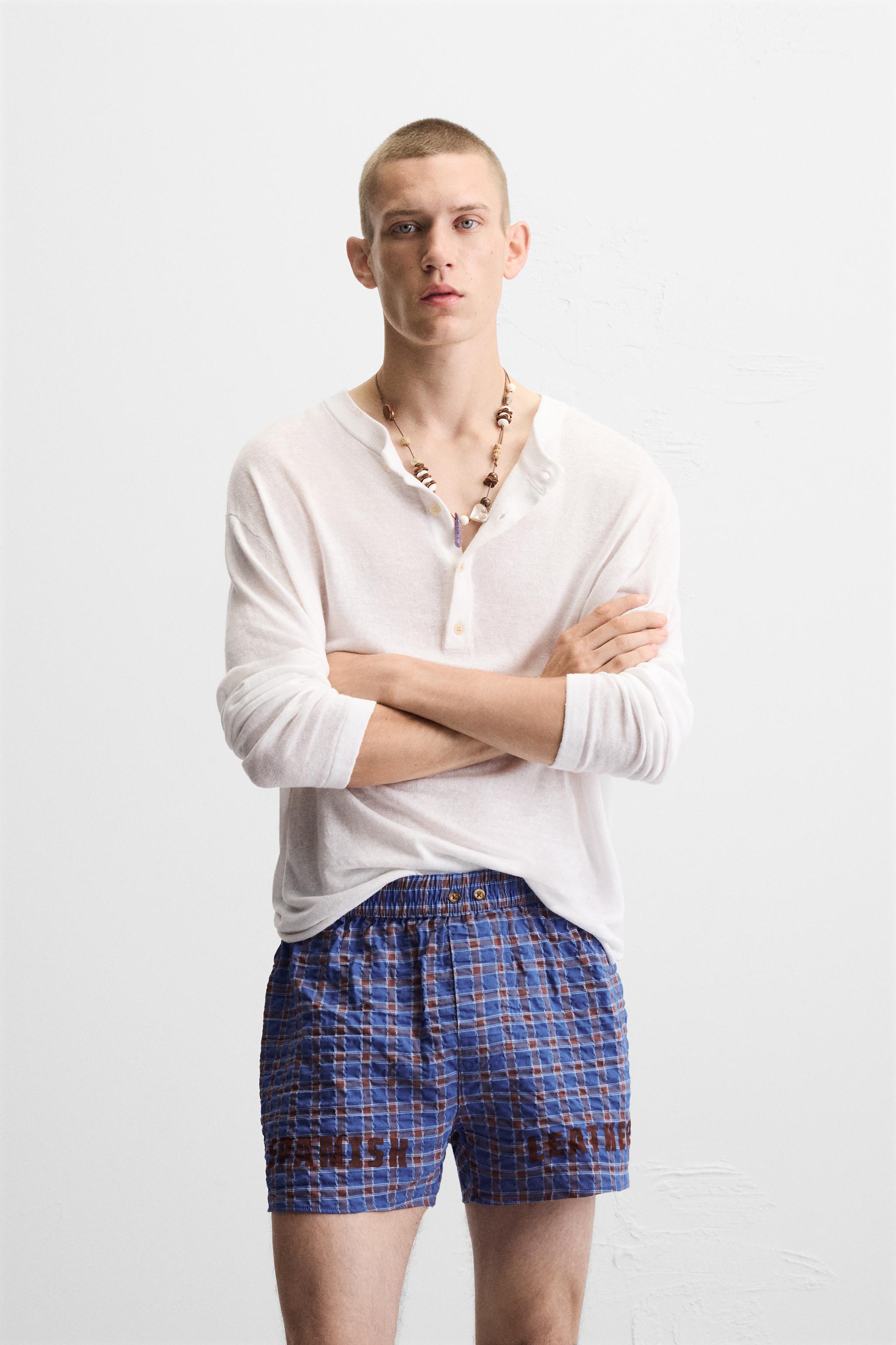 【一部予約販売中】 POPLIN GUITARRICADELAFUENTE BOXERS States United ZARA | Blue - 靴
