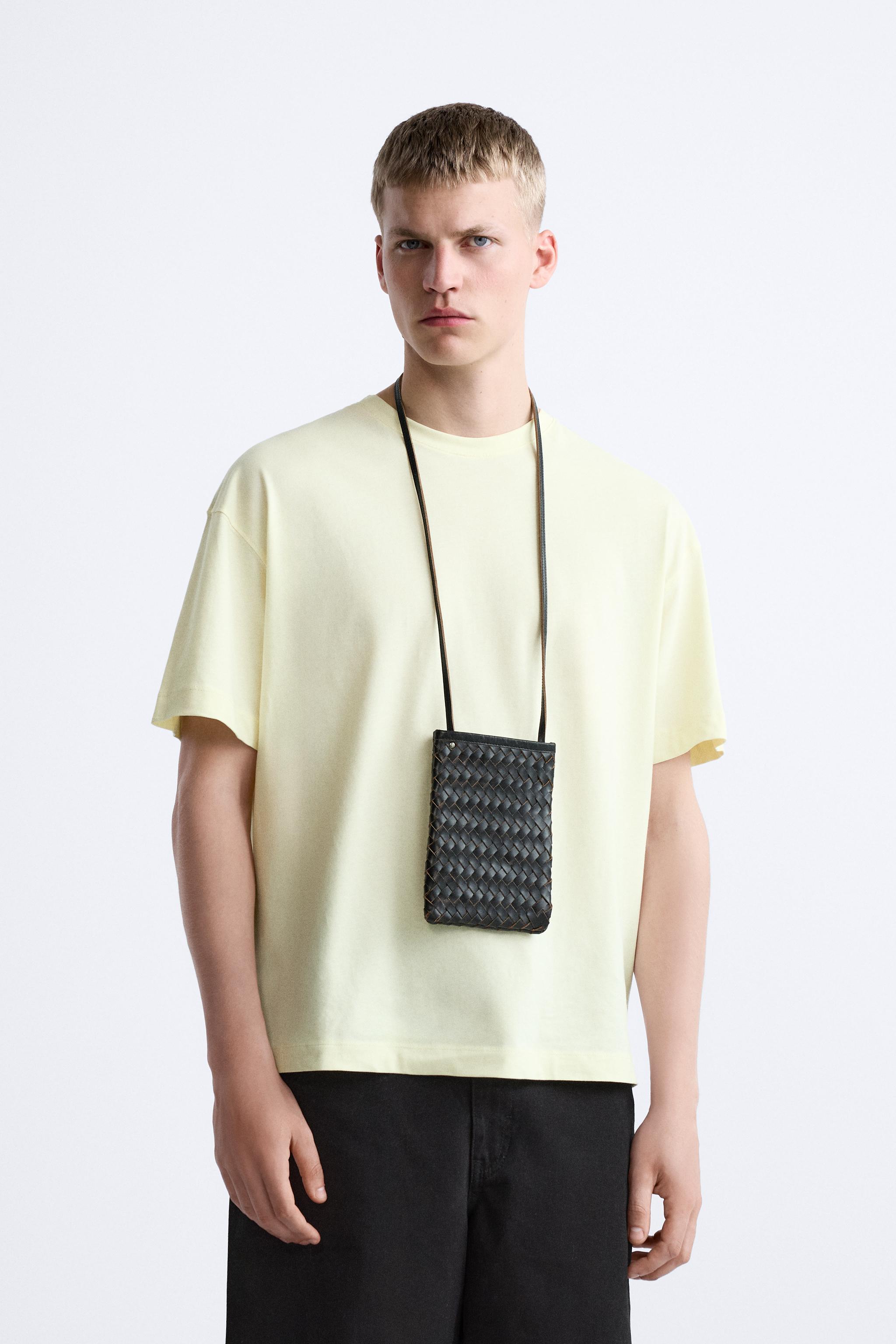 SOFT RELAXED FIT T-SHIRT - Light yellow | ZARA United States