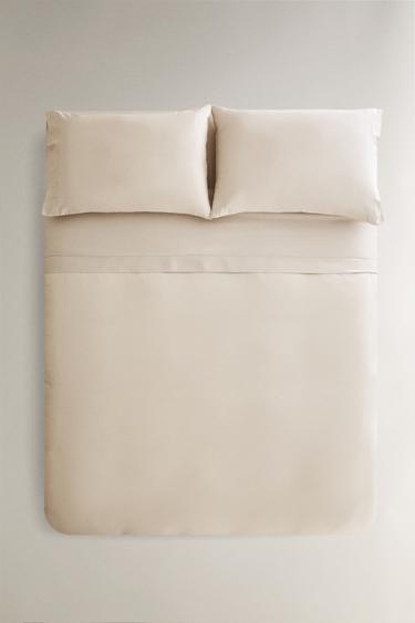 HOUSSE DE COUETTE SATIN (300 FILS) - Beige de Zara - Image 4