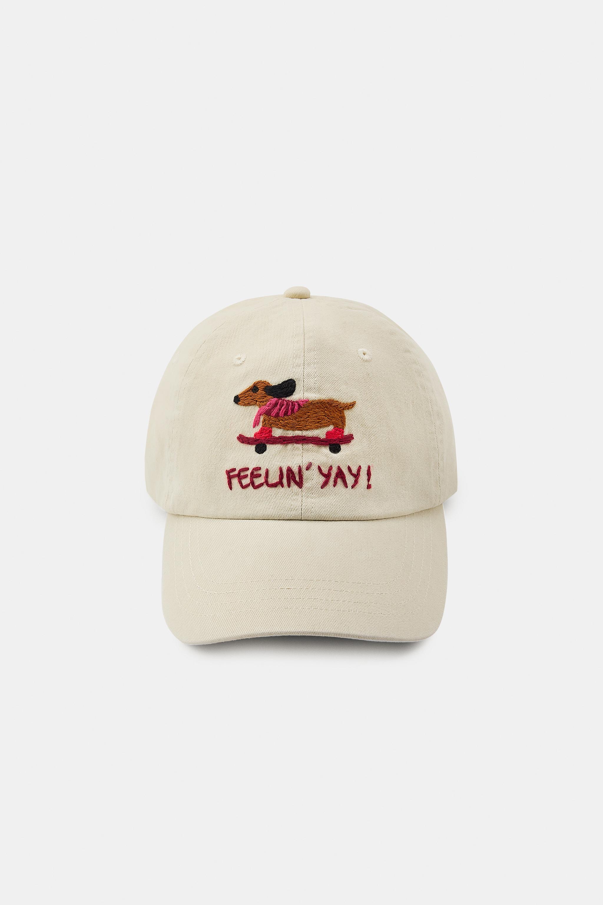 CASQUETTE SERGÉ BRODERIE TECKEL PATIN