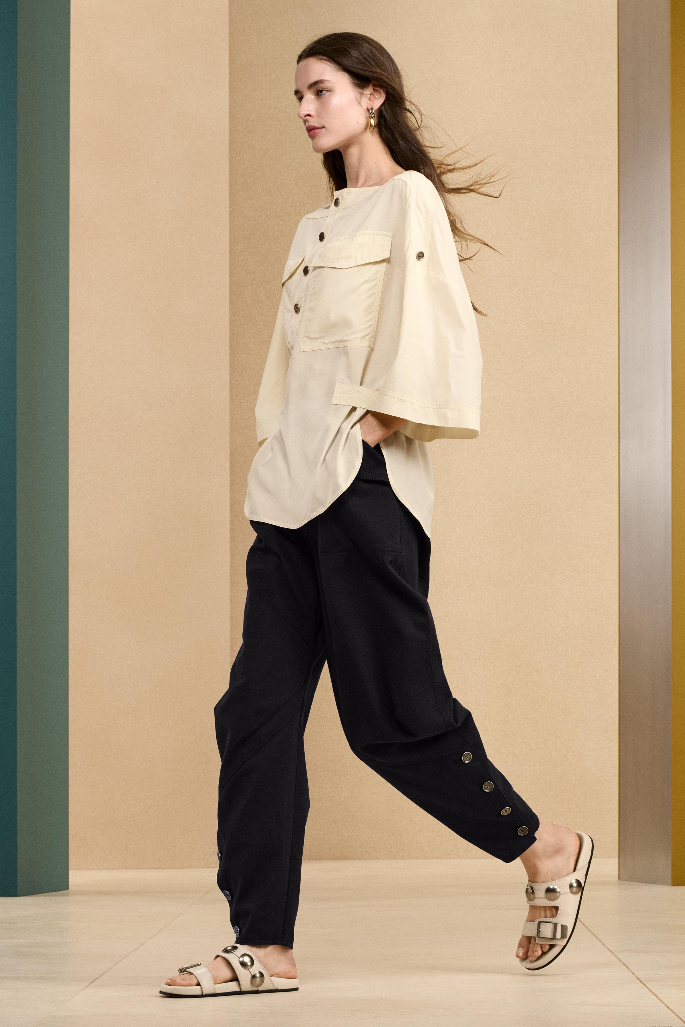 BNN PNT 14 - Oyster-white | ZARA United States BNN PNT 14 - Oyster-white | ZARA United States
