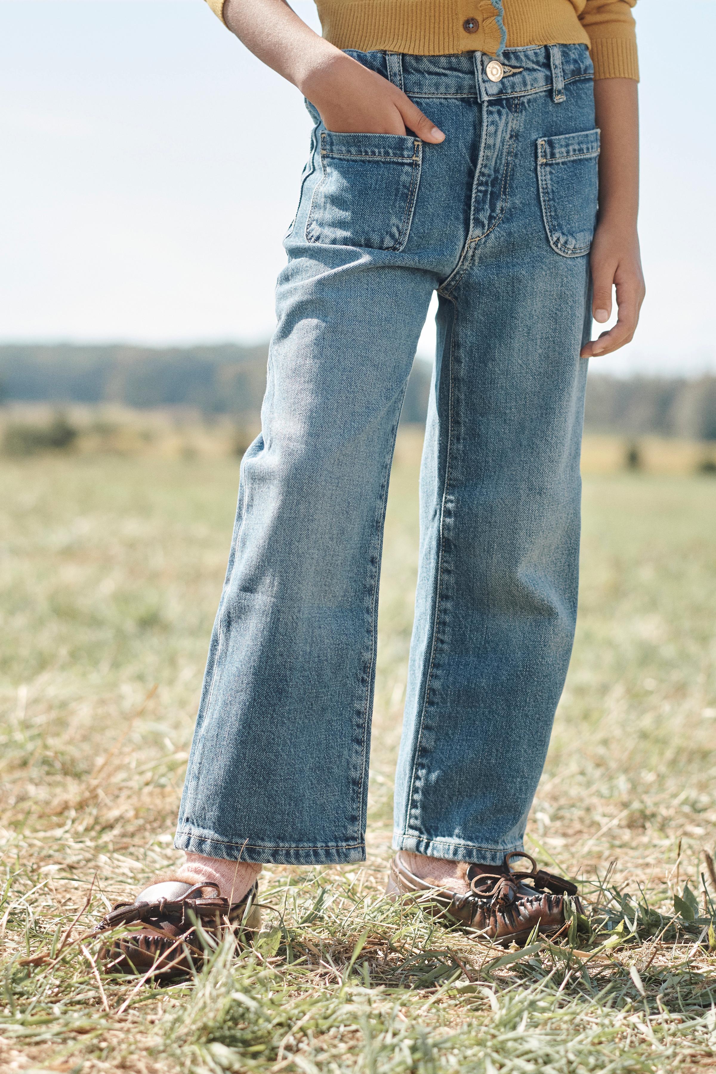LIMITED EDITION WIDE LEG JEANS WITH POCKETS