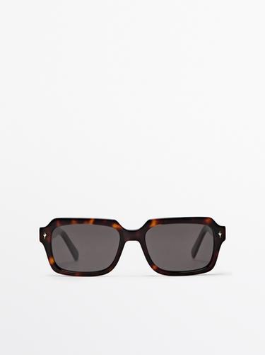 Zara Rectangular sunglasses - Brown
