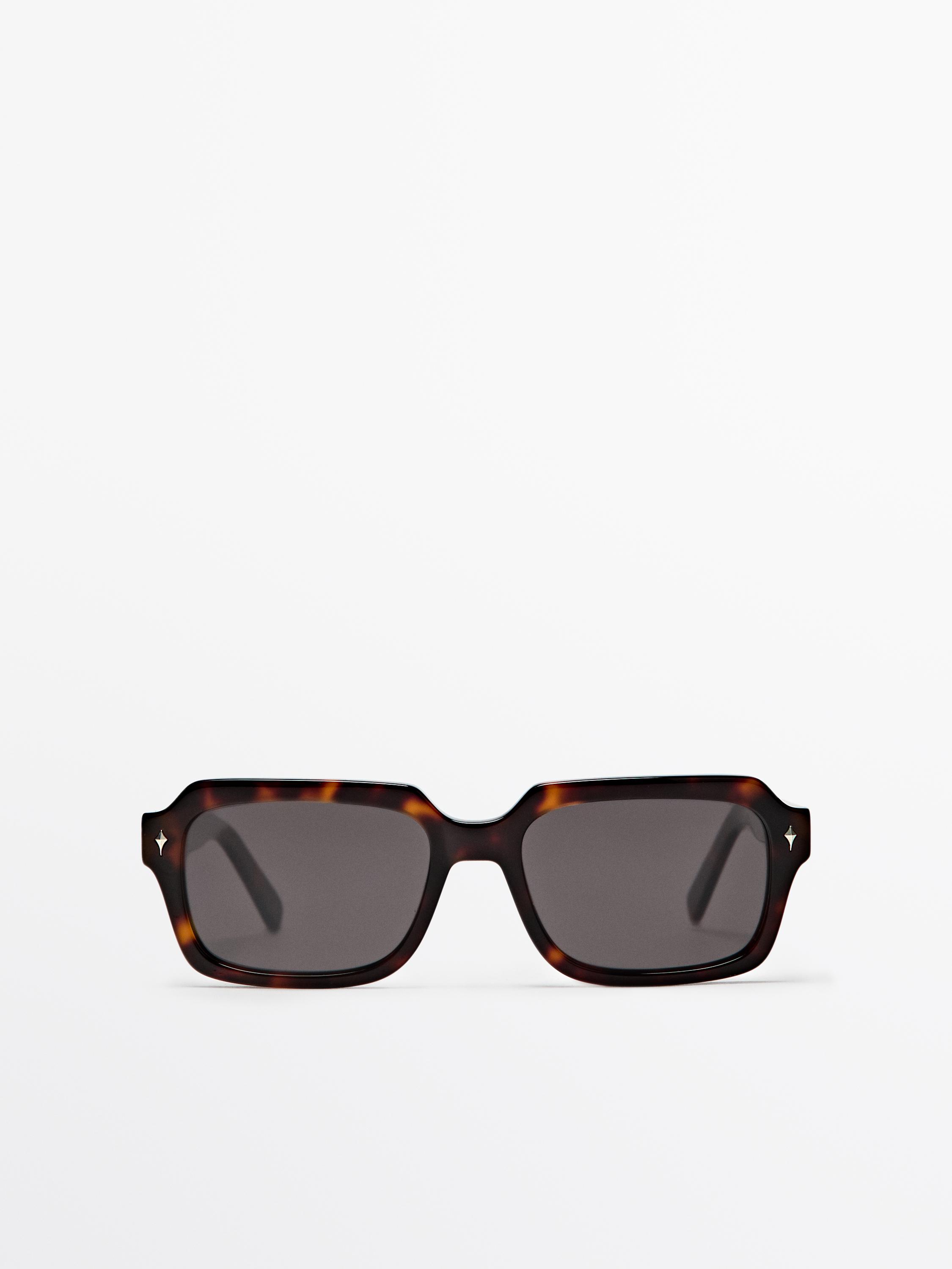 Lunettes de soleil rectangulaires