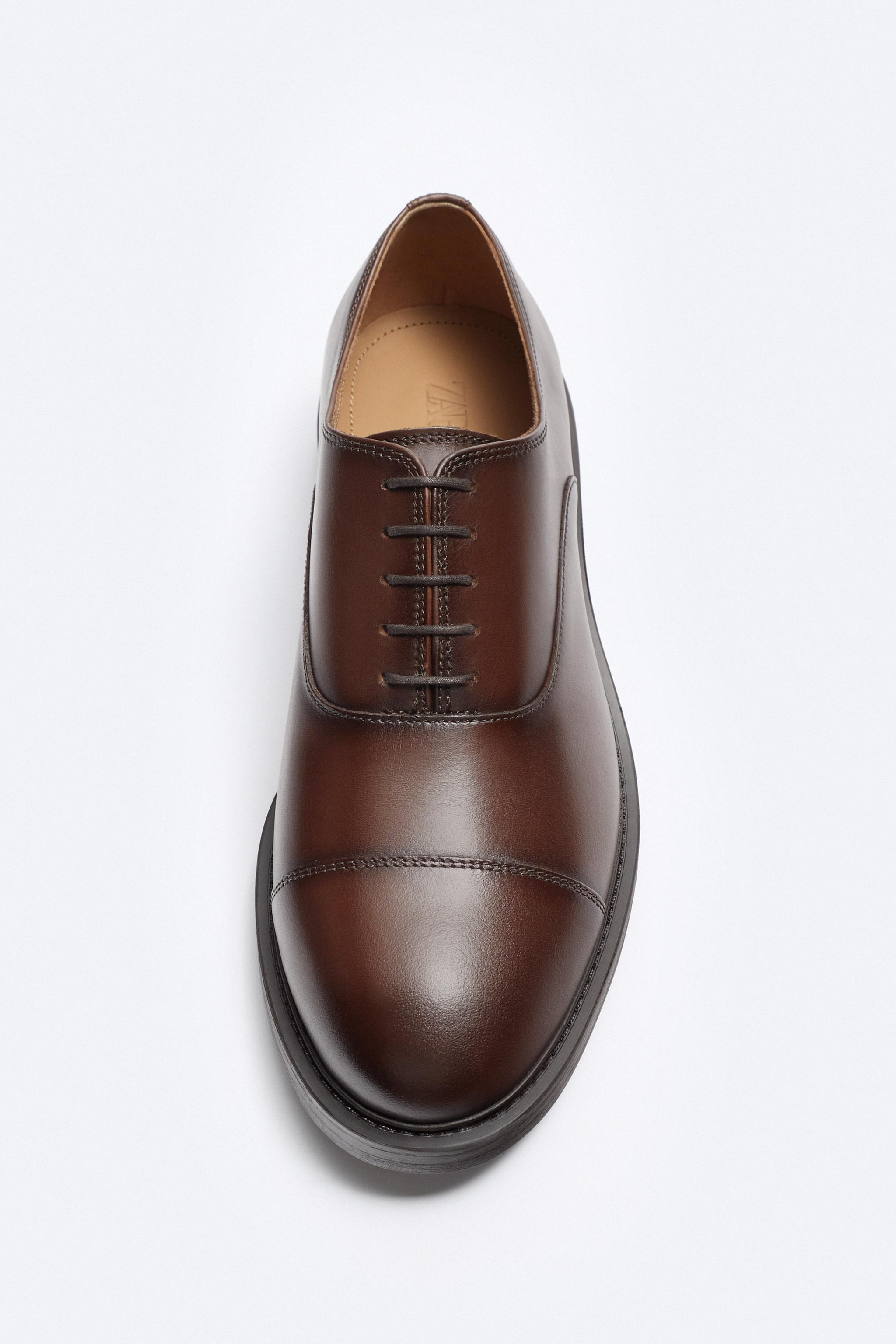 Zapatos marrones hombre zara new arrivals