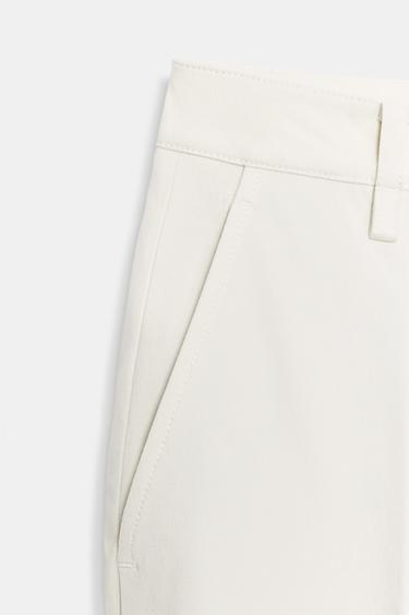PANTALON CHINO DROIT ZW COLLECTION - Écru de Zara - Image 5