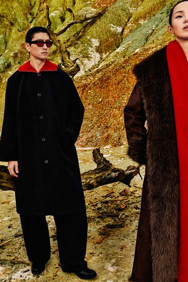 Zara 牛仔風長靴 - 黑色