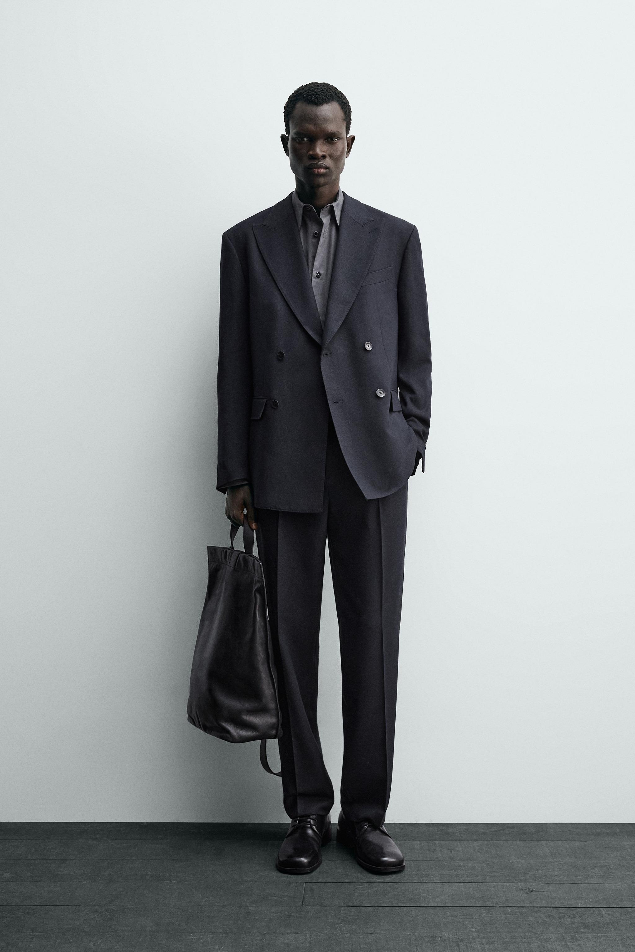 ZARA ザラ セットアップ スーツ ダブルボタン ベージュ L相当 メンズスーツ | ZARA 日本