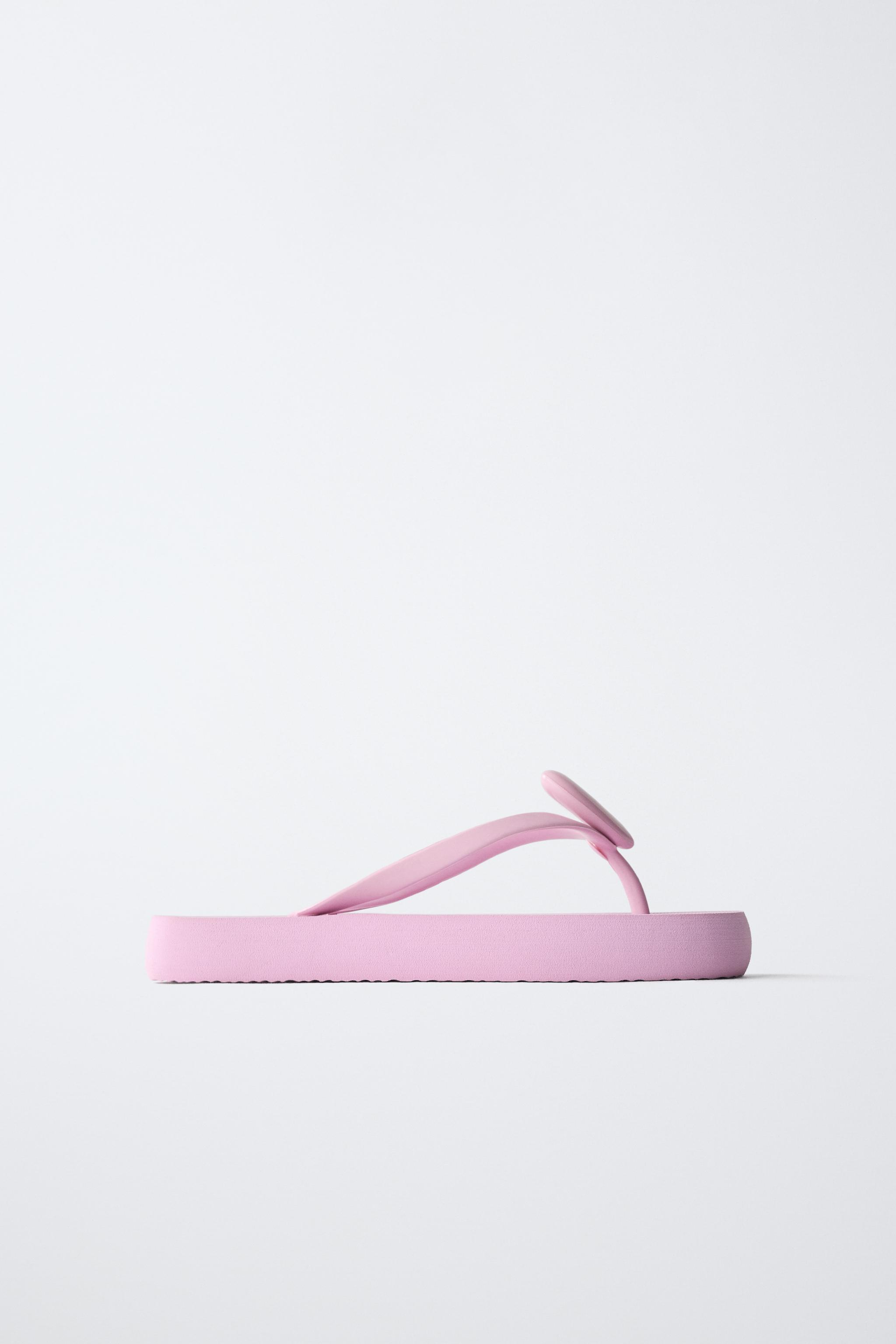 HEART POOL SLIDES — Pink