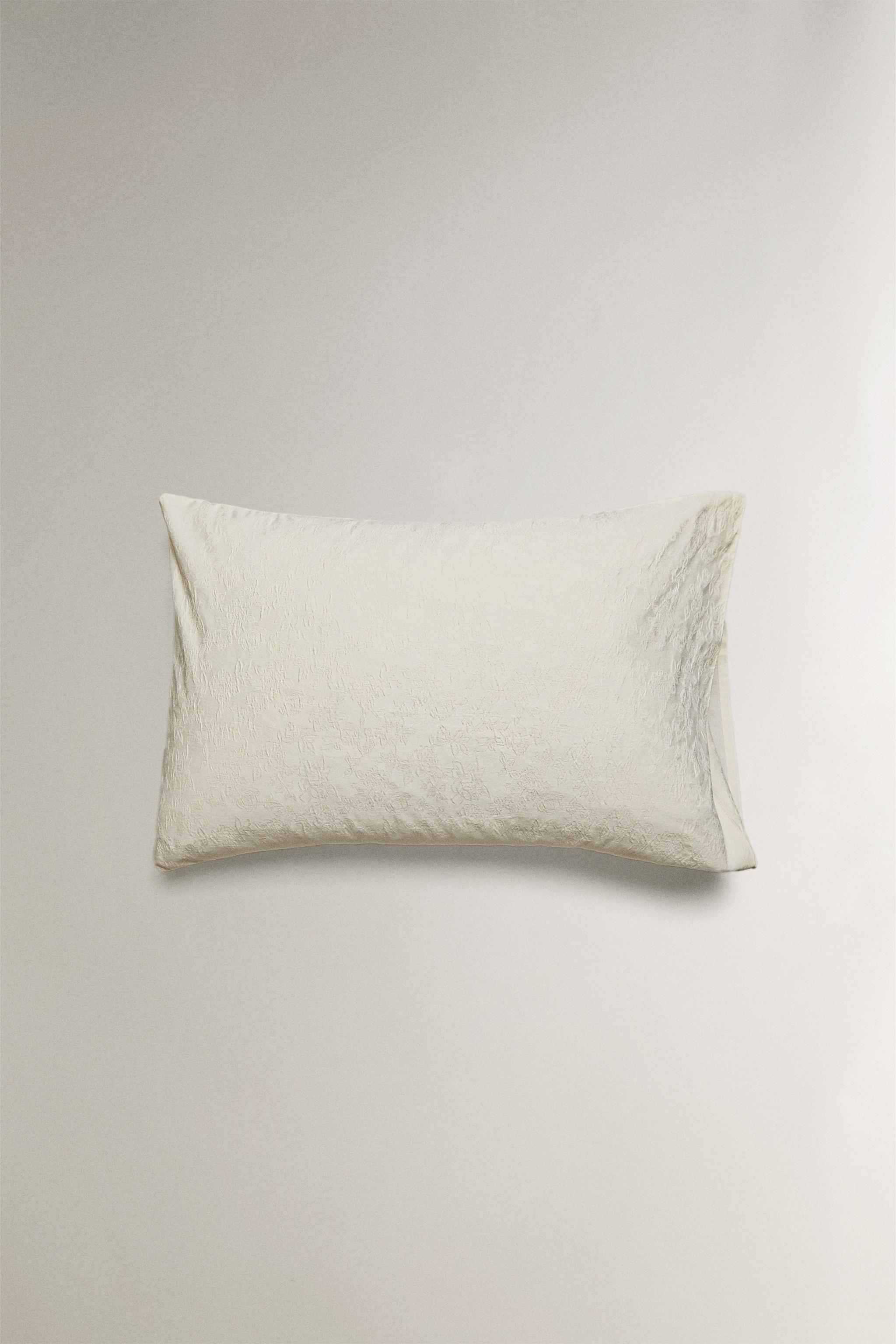 JACQUARD COTTON PILLOWCASE