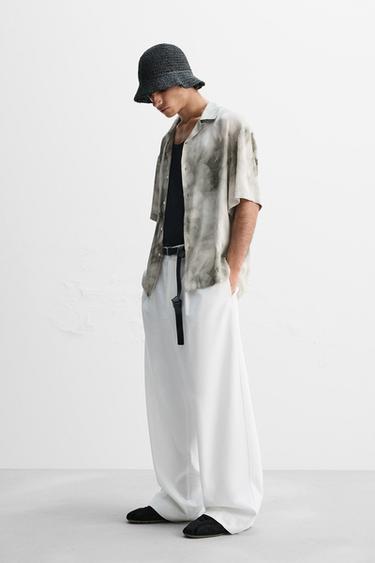 CHEMISE À IMPRIMÉ FLORAL - Gris de Zara - Image 3