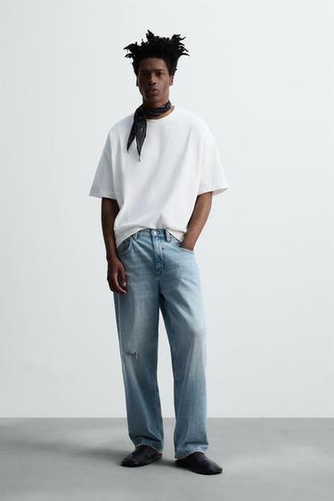 BAGGY FIT JEANS © OTIS KWAME KYE QUAICOE - Light blue by Zara