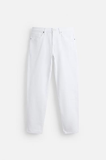 SLIM FIT JEANS - White by Zara
