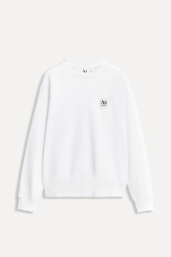 50TH ANNIVERSARY PATCH CREW NECK SWEATSHIRT