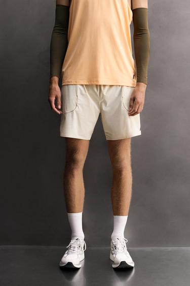 7" RUNNING SHORTS - Bone by Zara