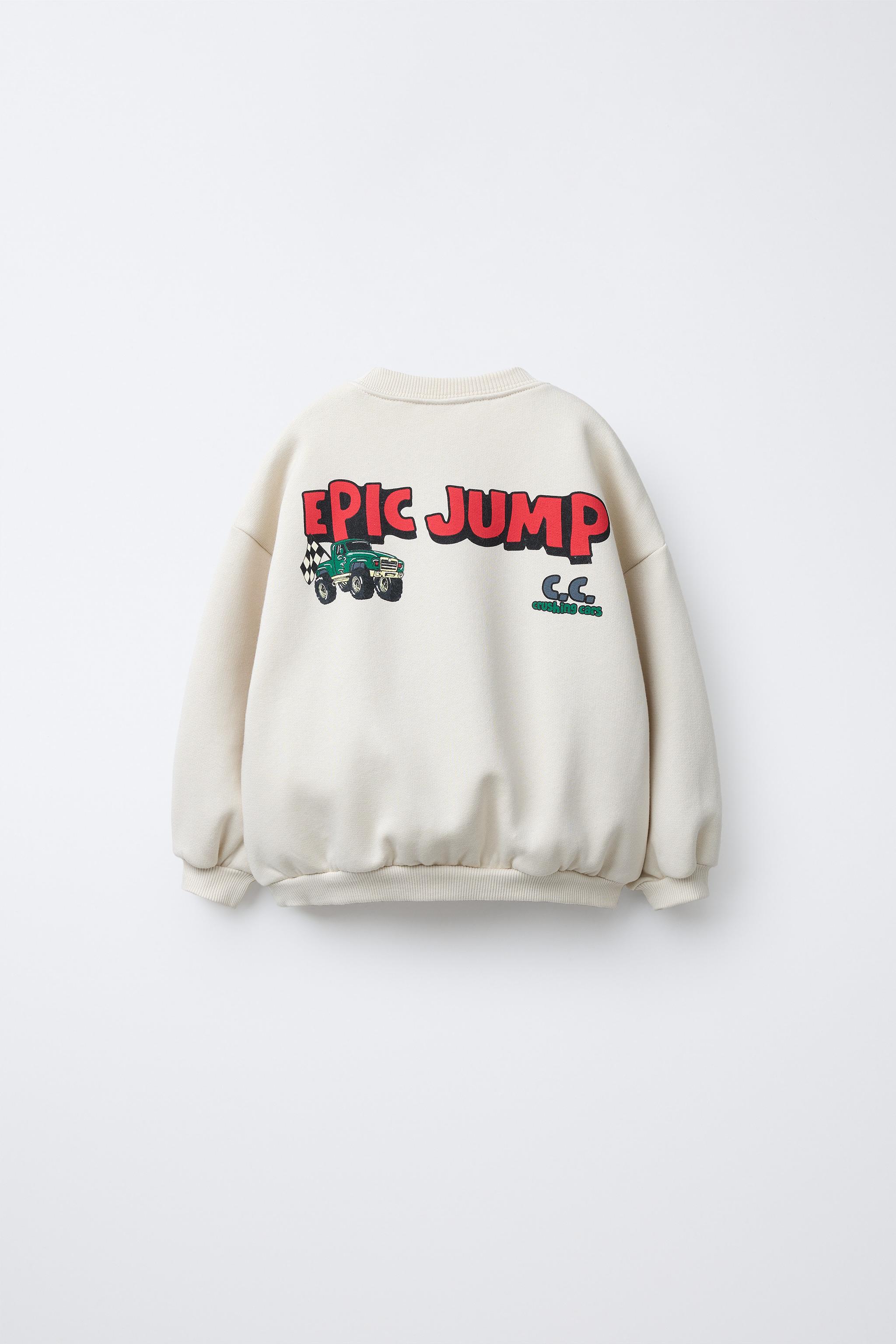 TRUCK CAR PRINT SWEATSHIRT - Ecru | ZARA United States