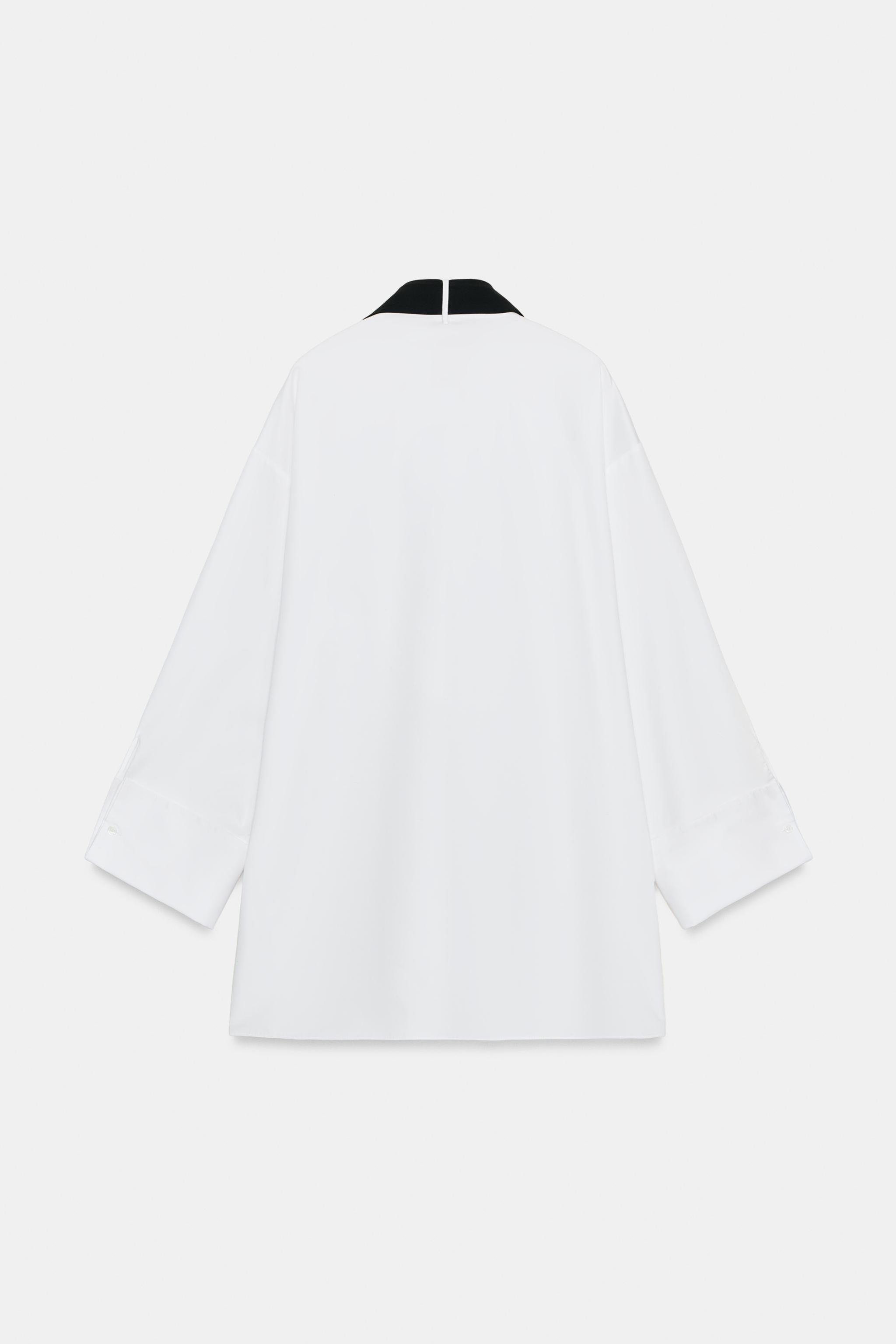 ZW COLLECTION LIMITED EDITION OVERSIZED SHIRT WITH TIE