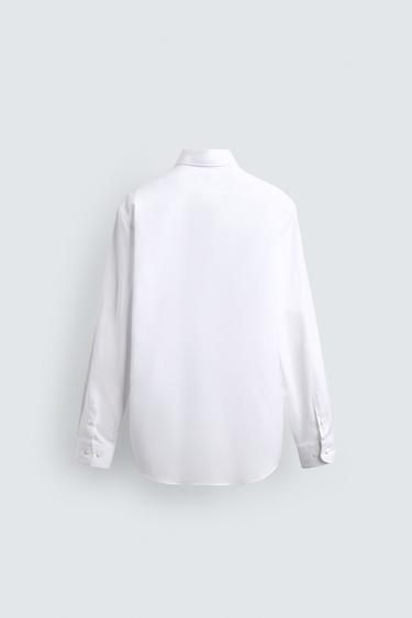 CHEMISE REGULAR FIT COTON - Blanc de Zara - Image 7