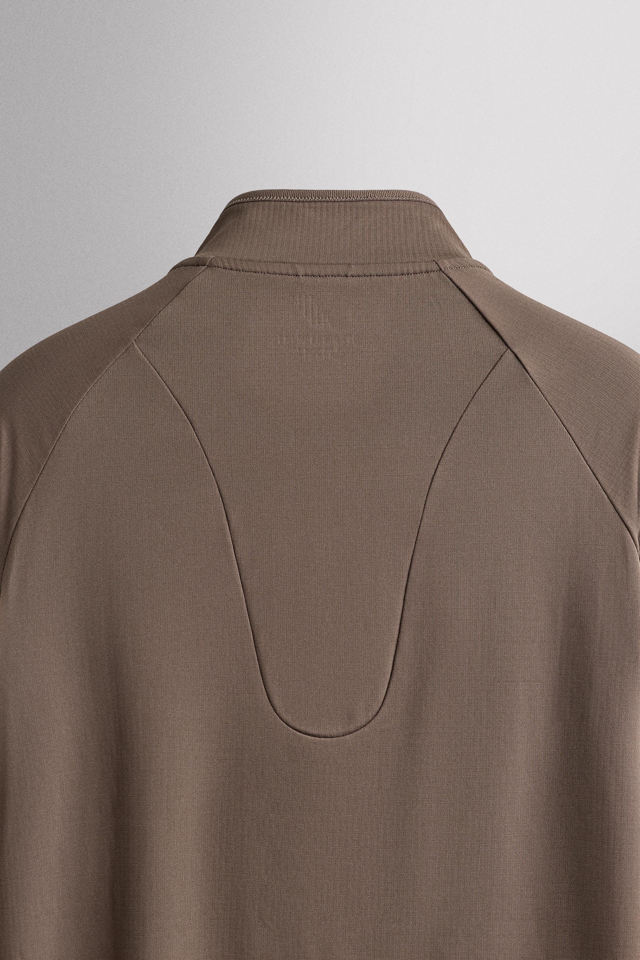 THERMAL QUARTER-ZIP SWEATSHIRT