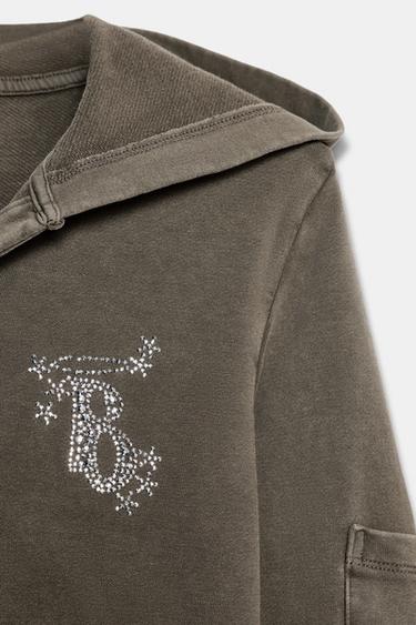 SWEAT À CAPUCHE BRATZ® - Marron foncé de Zara - Image 8