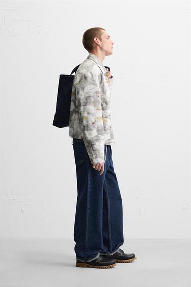 ABSTRACT PRINT JACKET - Orange by Zara - Image 4