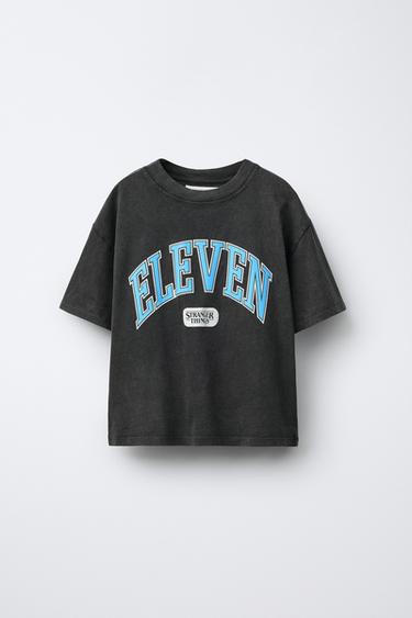 CAMISETA STRANGER THINGS © NETFLIX - Gris antracita de Zara - Imagen 0