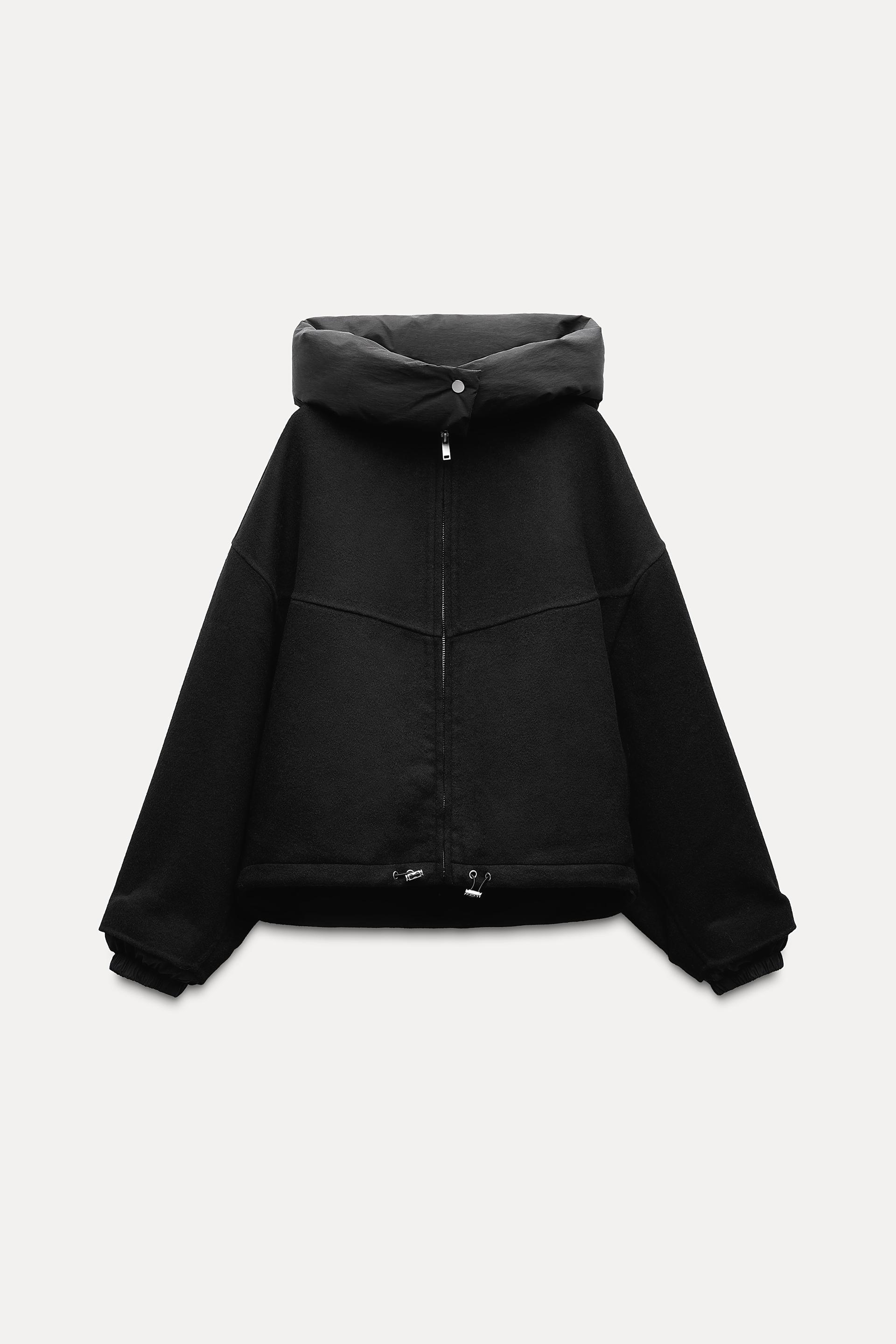 COLLECTION WOOL BLEND JACKET ZW COLLECTION - Black | ZARA United States