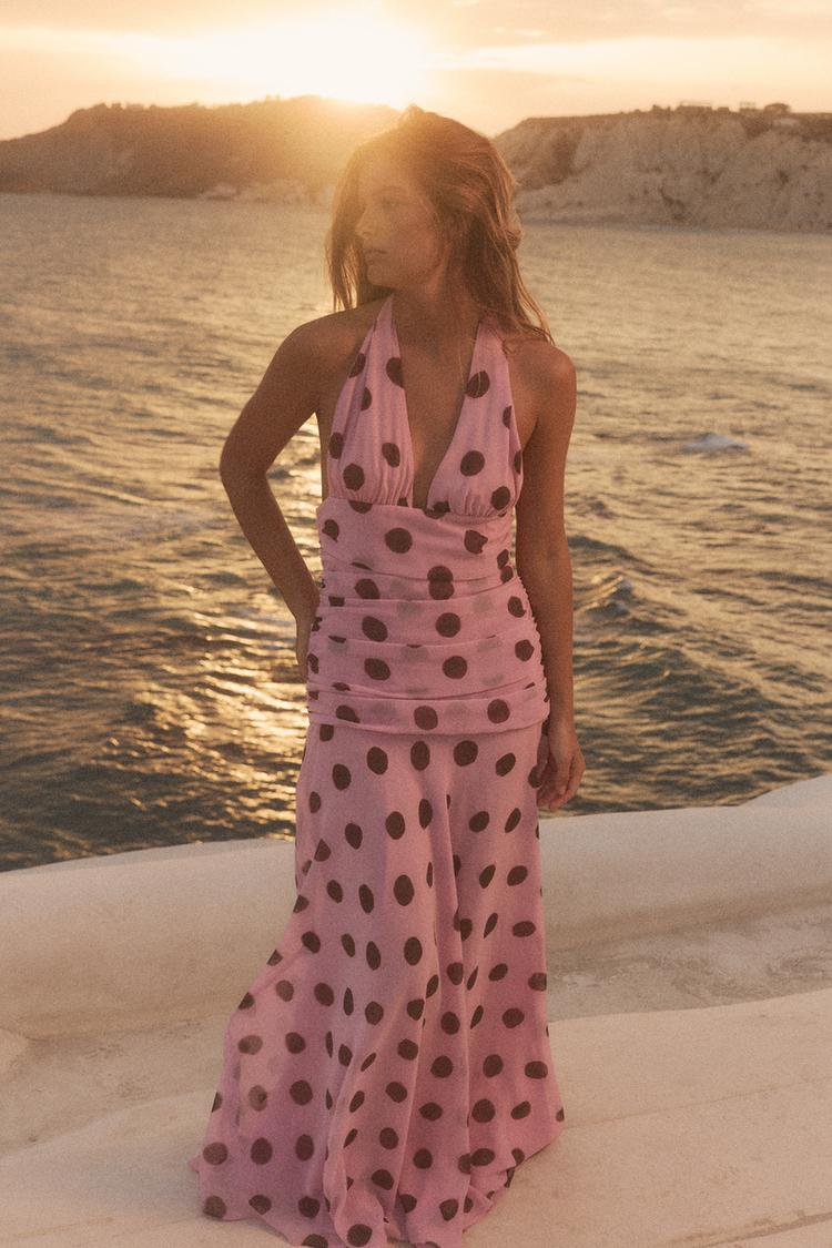 POLKA DOT MAXI DRESS