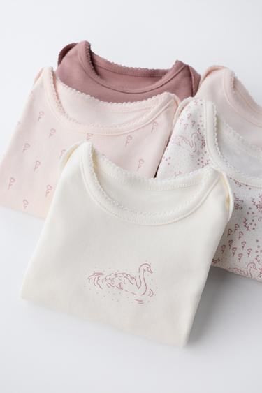 5-PACK OF SWAN BODYSUITS - Pink by Zara - Image 4