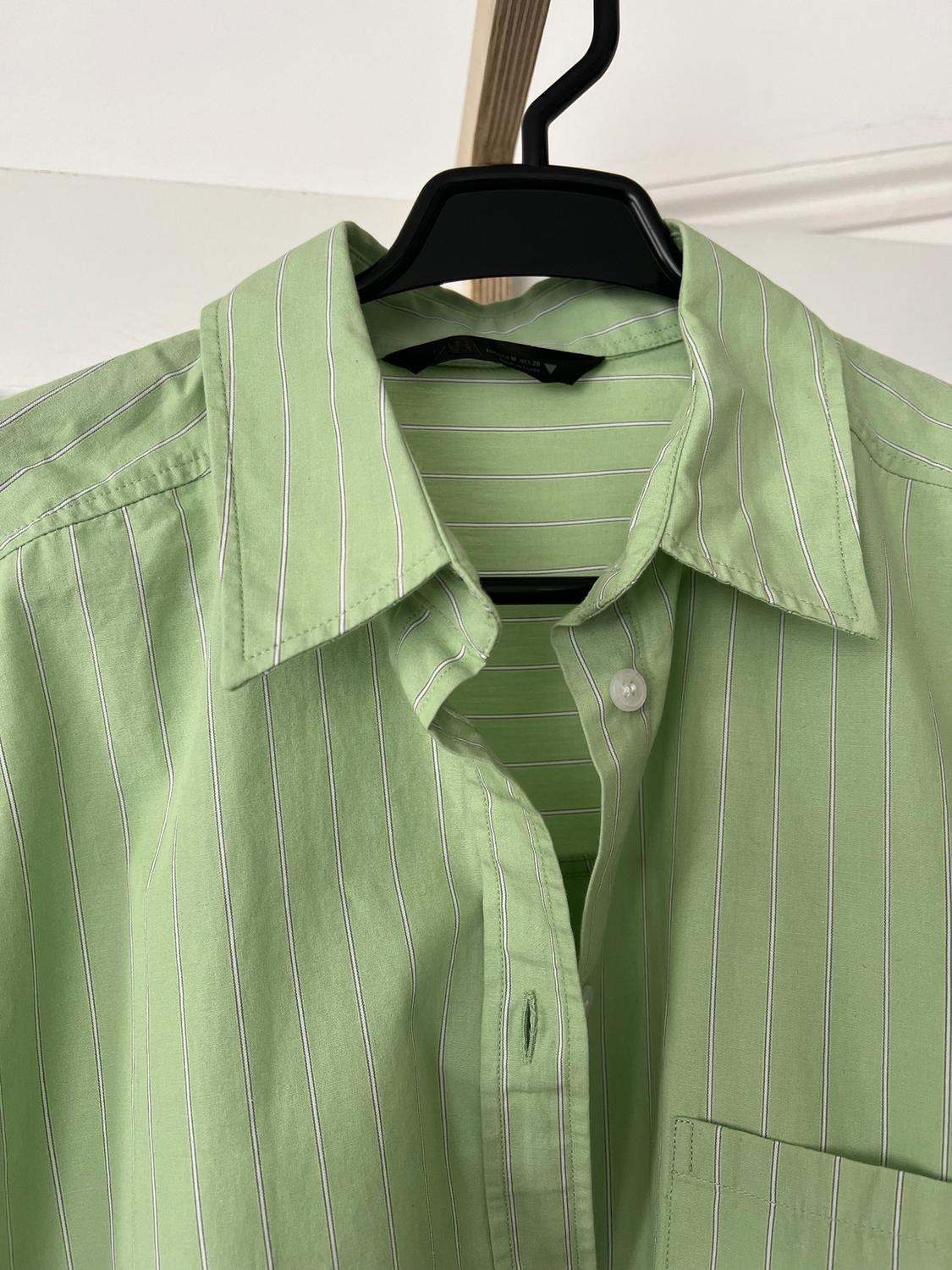 OVERSIZE STRIPED POPLIN SHIRT - Image 3