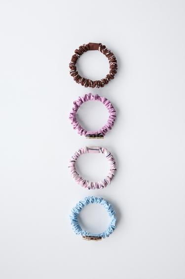 FOUR-PACK OF CHIP AND DALE DISNEY © SCRUNCHIES - Brown by Zara