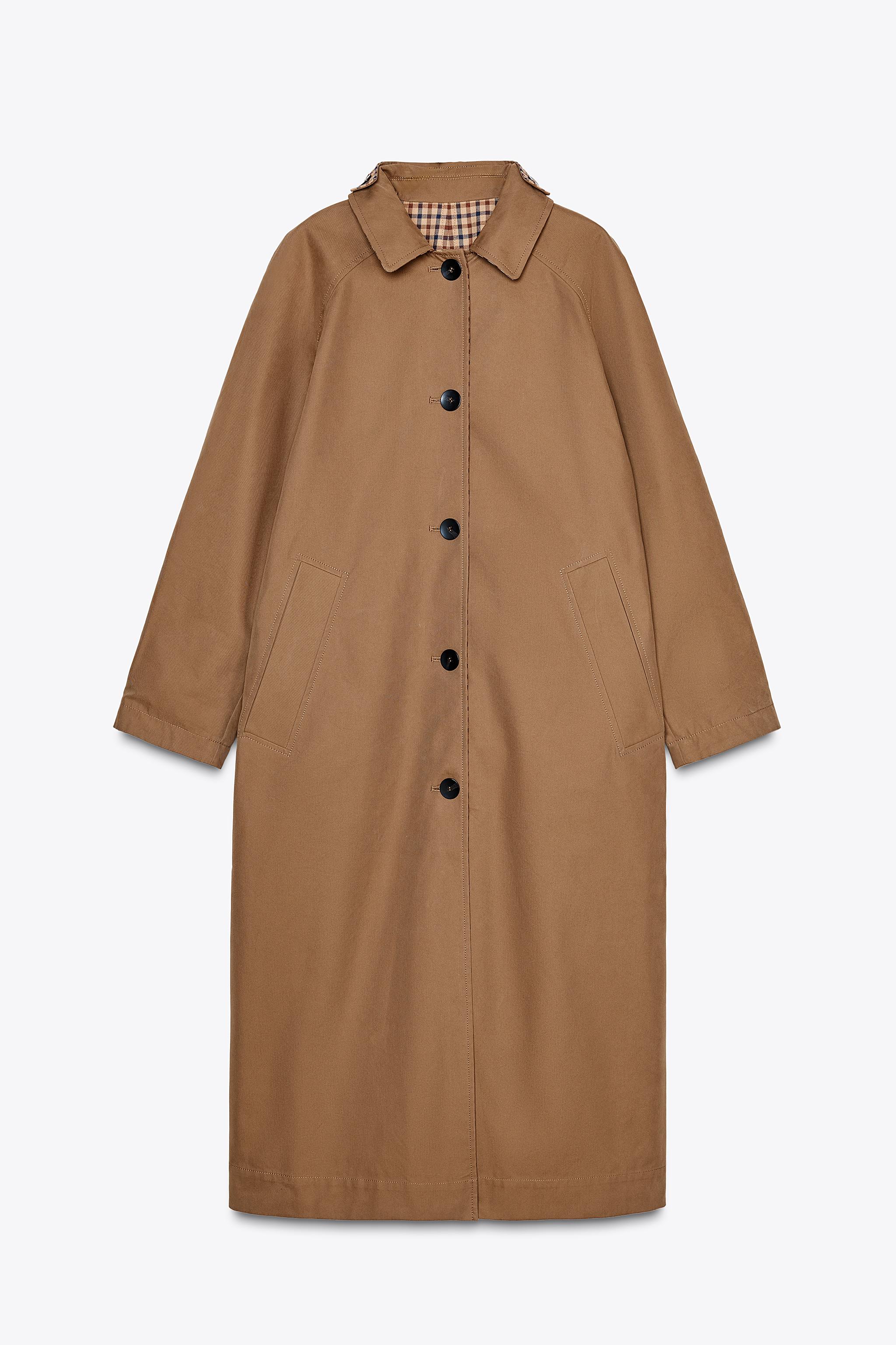【ZARA】ZW COLLECTION リバーシブルトレンチコート  3811/042 ZARA】ZW COLLECTION リバーシブルトレンチコート 3811/042