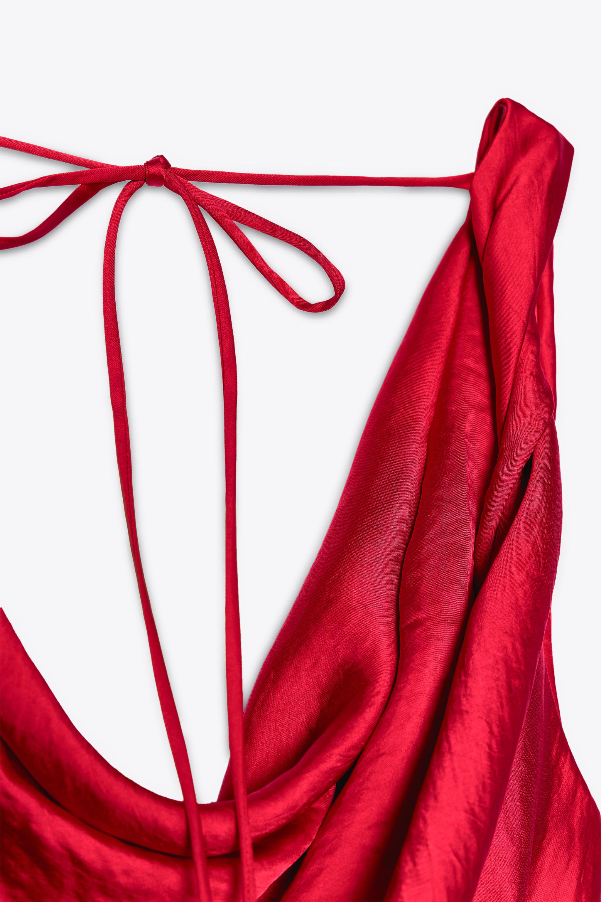 ZW COLLECTION SATIN LONG DRESS