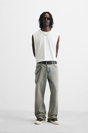 FLARE-FIT-JEANS - Blau / Grün von Zara - Bild 0