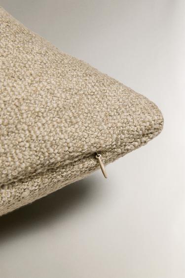 TEXTURED CUSHION COVER - Pearl grey by Zara - Image 3