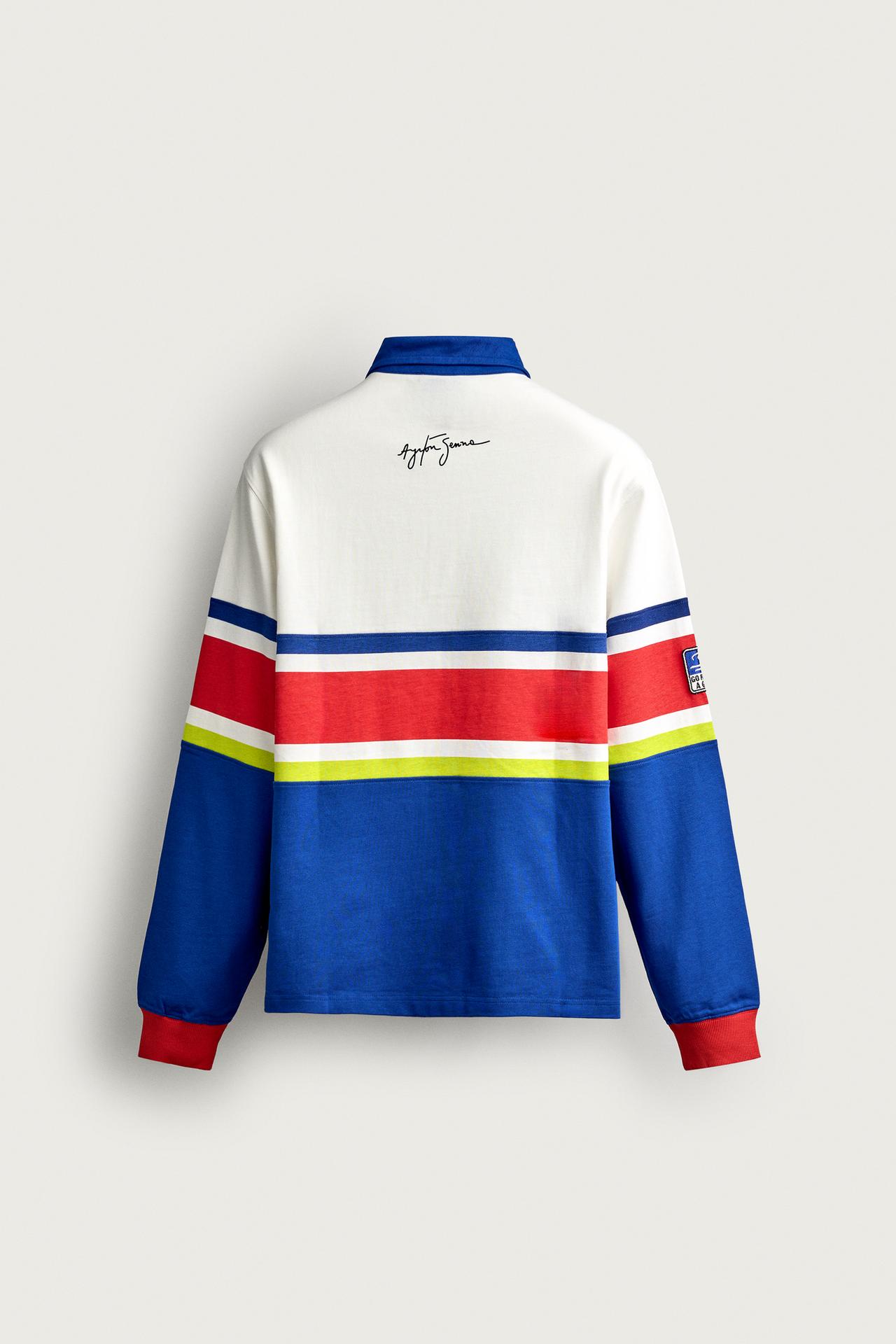 AYRTON SENNA © SENNA BRANDS GRAPHIC POLO — Blue