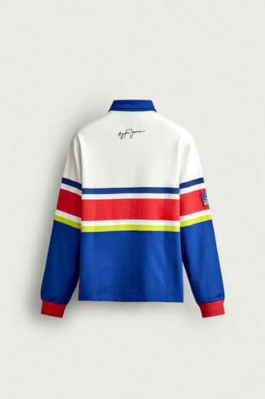 AYRTON SENNA © SENNA BRANDS GRAPHIC POLO — Blue 2