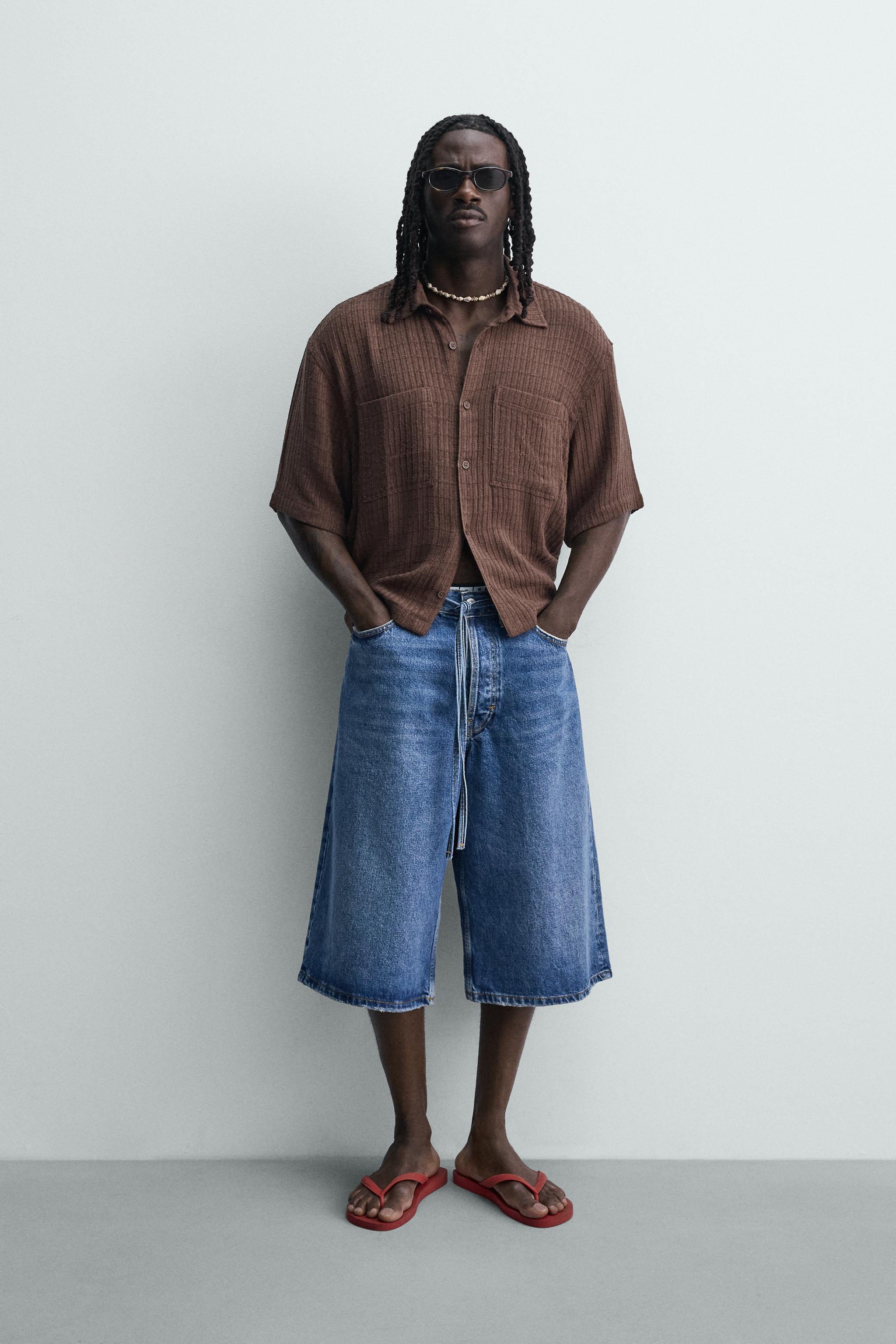 RELAXED FIT TEXTURED SHIRT