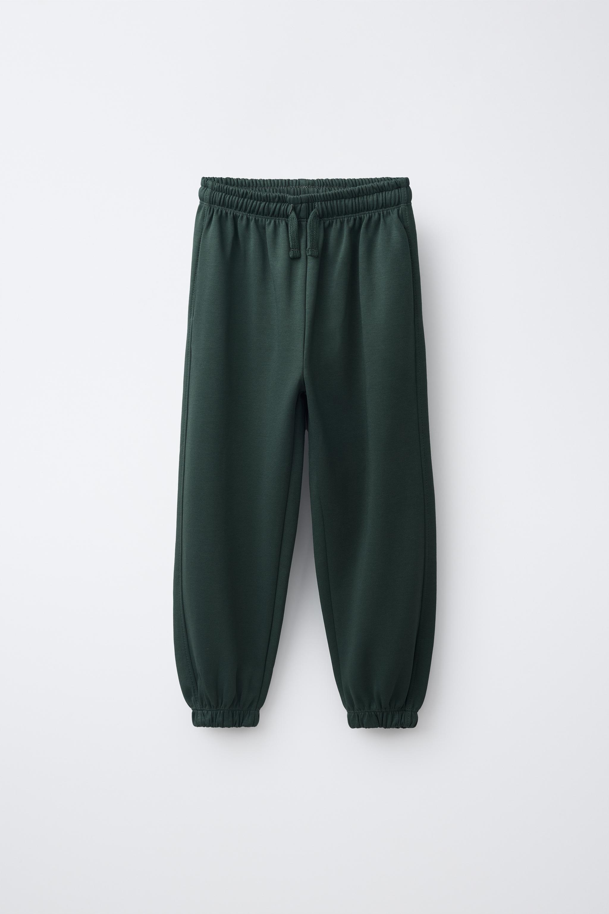 TEXT PRINT INTERLOCK SWEATSHIRT AND JOGGER SET